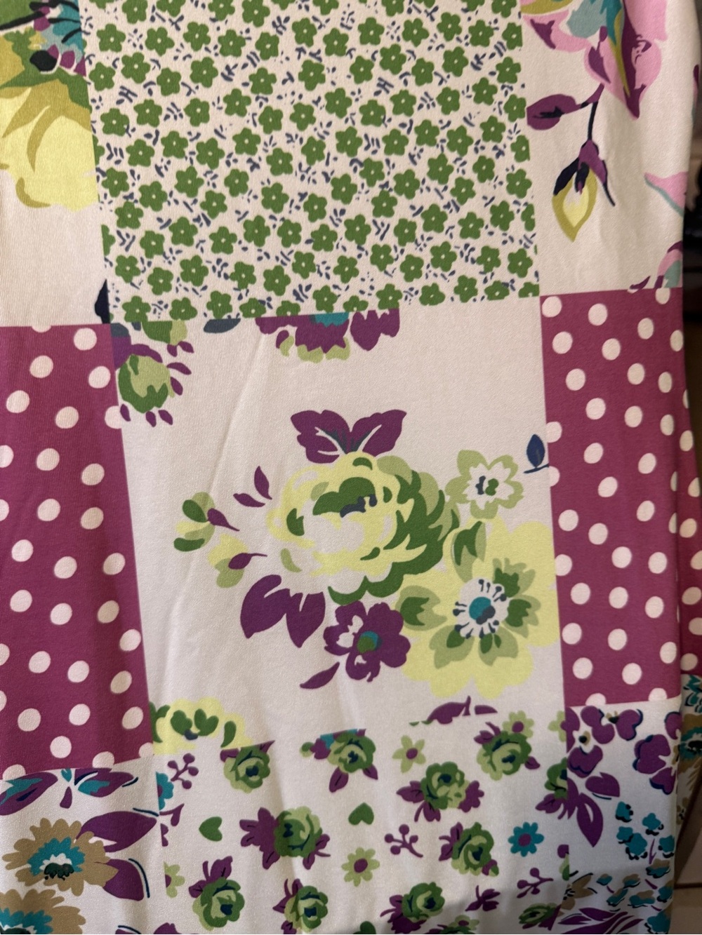 SHEIN Pink Floral & Patchwork Maxi Dress - Picture 7 of 7
